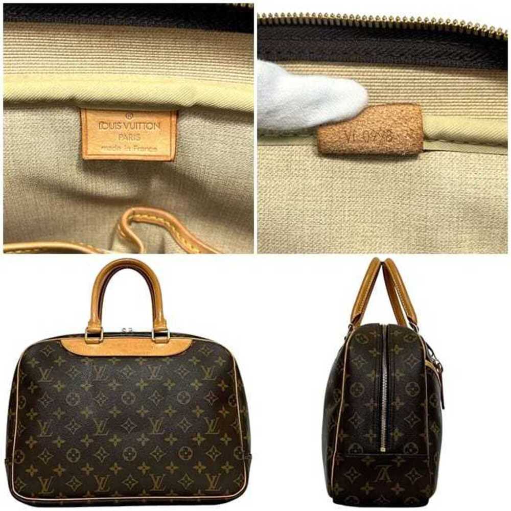 LOUIS VUITTON Brown Monogram Leather Deauville Boston Bag - Picture 3 of 11